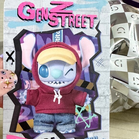 Stitch Gen Z Street Figure – “BOUNCE” by MINISO x Disney NIB - Picture 1 of 9